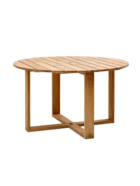 Endless Trädgårdsbord, runt från Cane-line - Ø130 cm - Jacobsen Plus