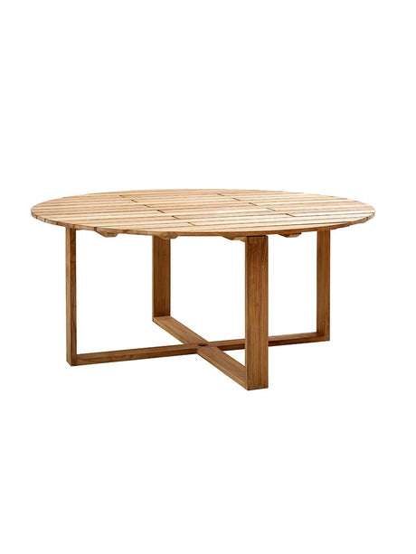 Endless Trädgårdsbord, runt från Cane-line - Ø130 cm - Jacobsen Plus