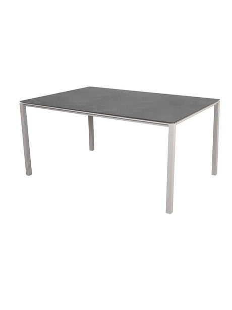 Pure Bord, 150x90 cm från Cane-line - Toscana Sand / Lava grey - Jacobsen Plus