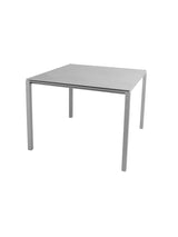 Pure Bord, 100x100 cm från Cane-line - Light grey / Concrete grey - Jacobsen Plus