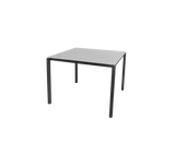 Pure Bord, 100x100 cm från Cane-line - Lava grey / Concrete grey - Jacobsen Plus
