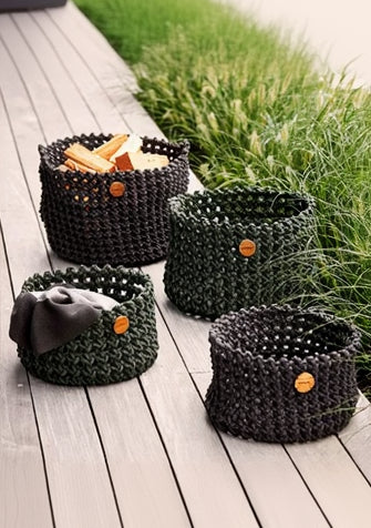 Soft Rope Korg, Ø50 cm från Cane-line - Dark grey - Jacobsen Plus