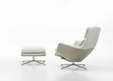 Grand Relax Fåtölj inkl. Fotpall, grå/beige från Vitra - 3 - Jacobsen Plus