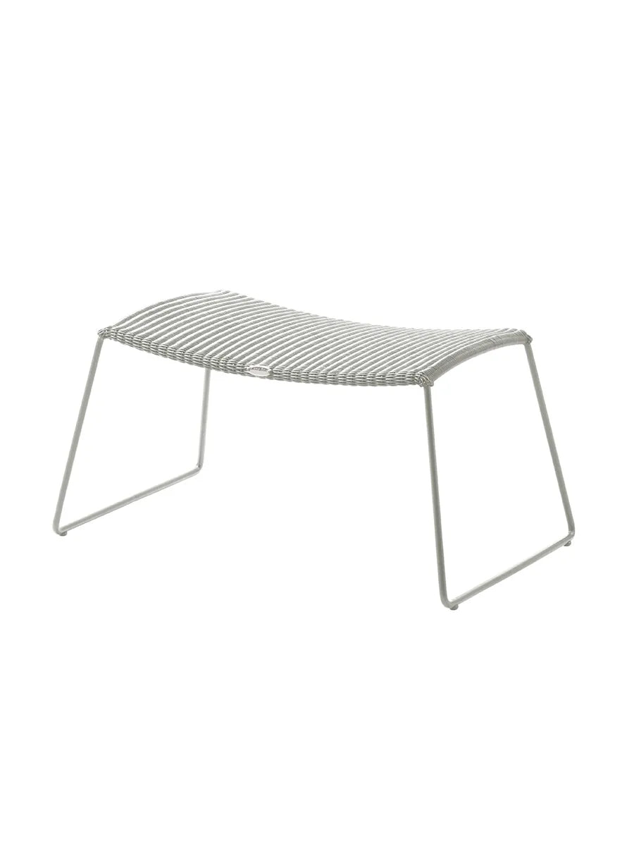 Breeze Fotpall från Cane-line - White grey - Jacobsen Plus