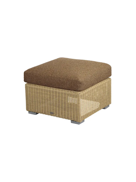 Dyna till Chester Fotpall från Cane-line - Taupe, Cane-line Natté inkl. QuickDry - Jacobsen Plus