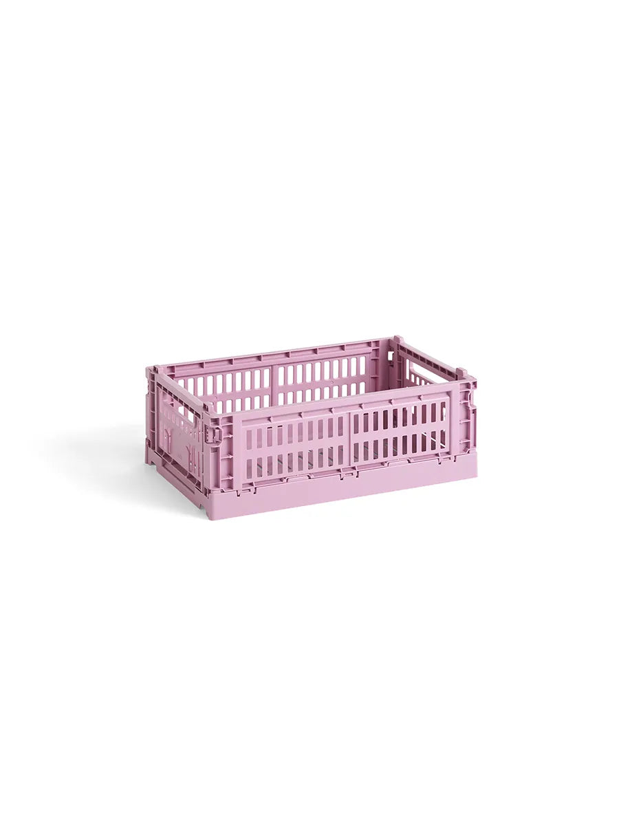 Colour crate S, dammrosa från HAY