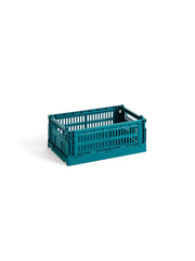 Colour crate S, ocean grön från Hay