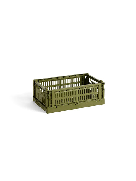 Colour crate S, oliv från HAY - Jacobsen Plus