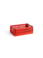 Colour crate S, röd från HAY