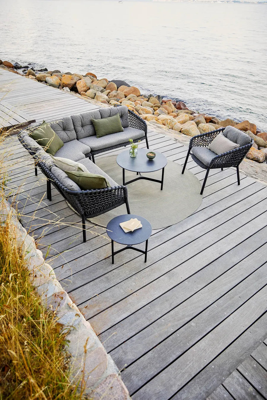 Ocean Hörnmodul, soft rope från Cane-line - 5 - Jacobsen Plus