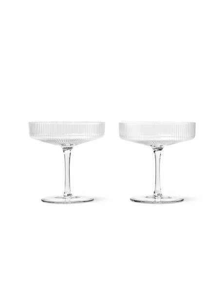 Ripple champagneglas från Ferm Living - Jacobsen Plus