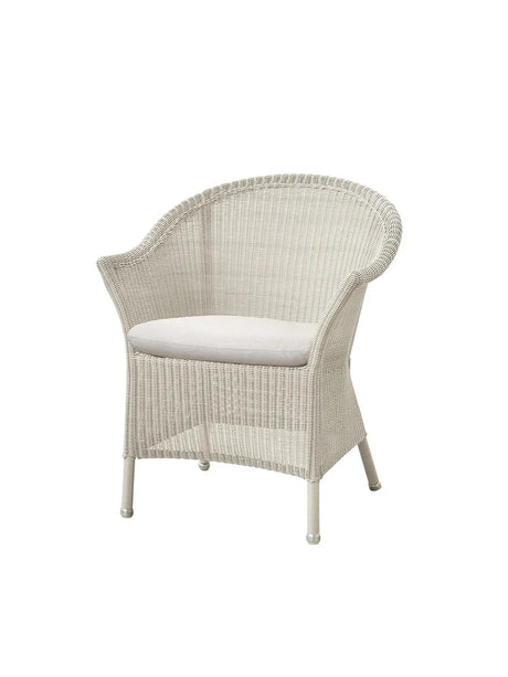 Lansing Trädgårdsstol från Cane-line - Taupe / Ingen dyna - Jacobsen Plus
