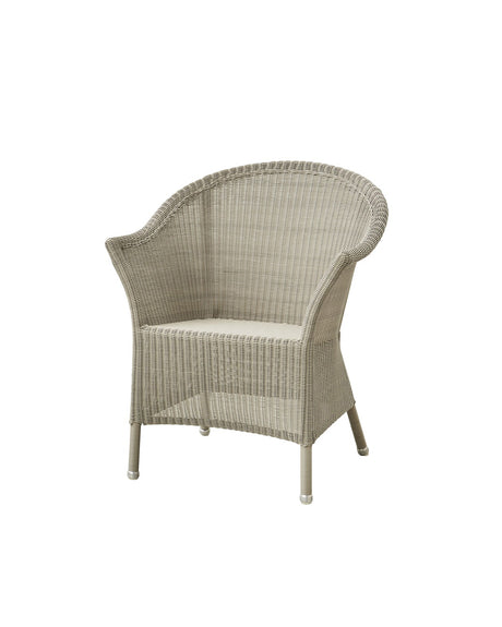 Cane-line Lansing Trädgårdsstol utan dyna, taupe - 1 - Jacobsen Plus