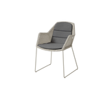 Breeze stol inkl. dyna från Cane-line - Sand / Grey - Cane-line Natté - Jacobsen Plus