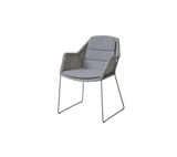 Breeze stol inkl. dyna från Cane-line - Taupe / Grey - Cane-line Natté - Jacobsen Plus