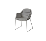 Breeze stol inkl. dyna från Cane-line - Taupe / Taupe - Cane-line Natté - Jacobsen Plus