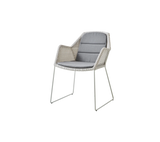 Breeze stol inkl. dyna från Cane-line - White grey / Grey - Cane-line Natté - Jacobsen Plus