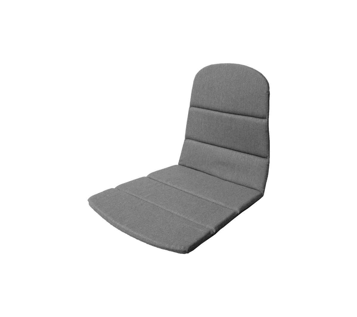 Sits- och ryggdyna till Breeze Stol med medar från Cane-line - Grey - Cane-line Natté - Jacobsen Plus