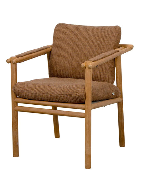 Sticks trädgårdsstol, teak från Cane-line - Turmeric Yellow, Cane-line Rise - Jacobsen Plus