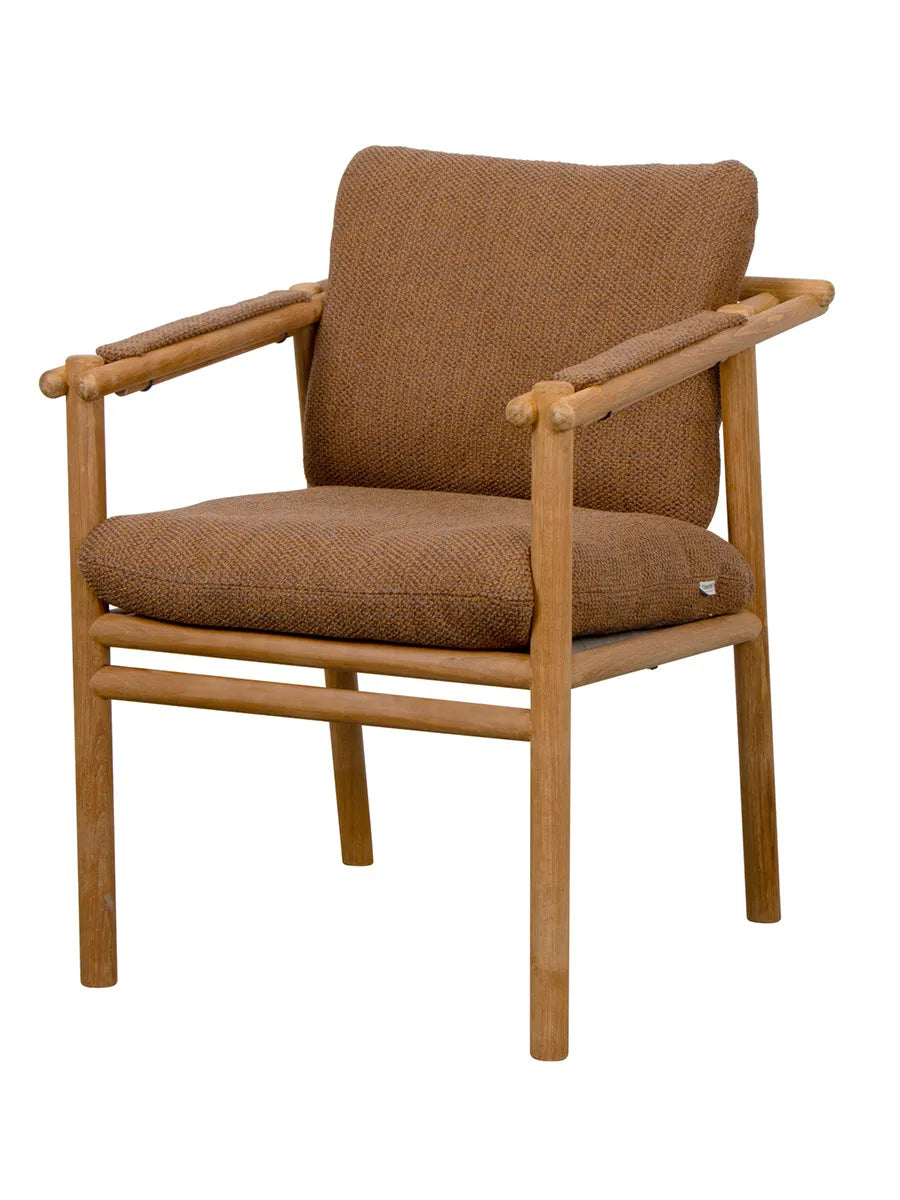 Sticks trädgårdsstol, teak från Cane-line - Umber Brown, Cane-line Rise - Jacobsen Plus