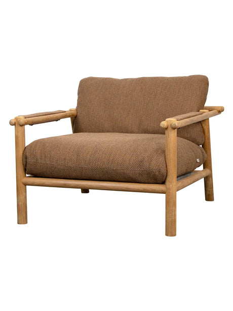 Sticks Loungestol, teak från Cane-line - Sand, Cane-line Natté - Jacobsen Plus
