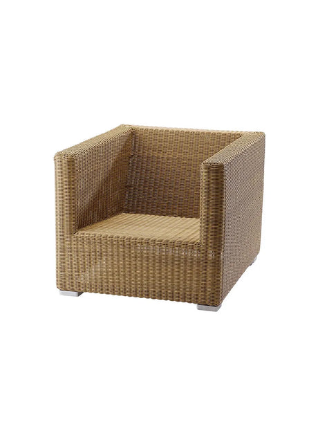 Chester Loungestol från Cane-line - Graphite / Ingen dyna - Jacobsen Plus