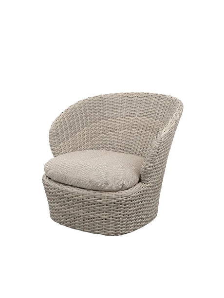 Coast Loungestol med. Swivel, sand från Cane-line - Sand, Cane-line Natté - Jacobsen Plus