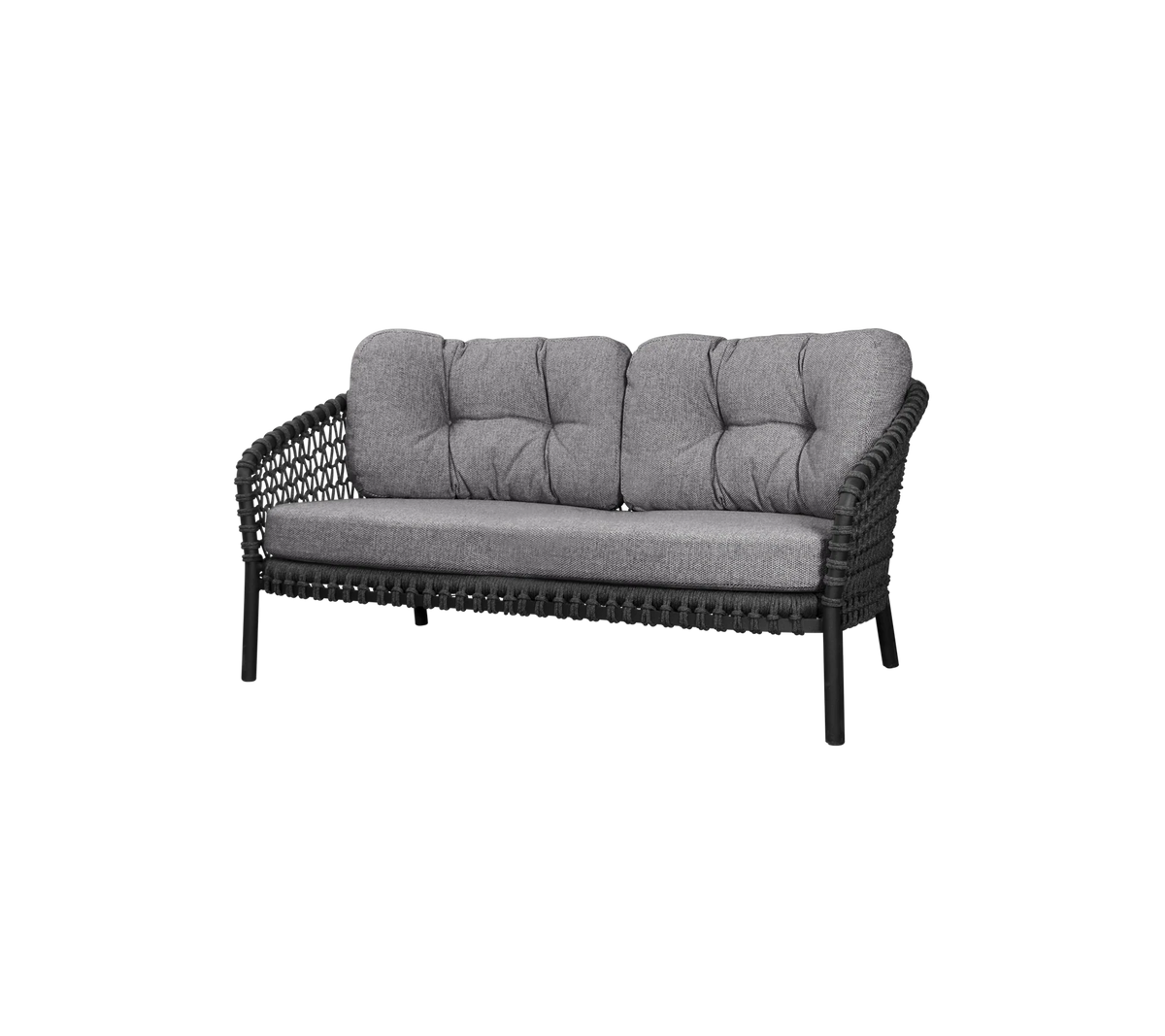  - Dark grey - Cane-line Wove w/QuickDry & Airflow - Jacobsen Plus
