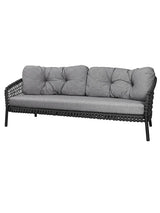 Ocean large 3-sits. Soffa, soft rope från Cane-line - 1 - Jacobsen Plus