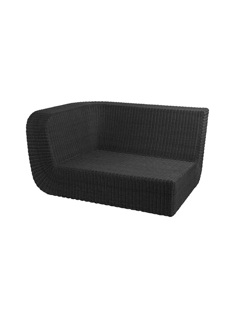 Savannah 2-pers. modulsoffa, höger från Cane-line - Ingen dyna - Jacobsen Plus