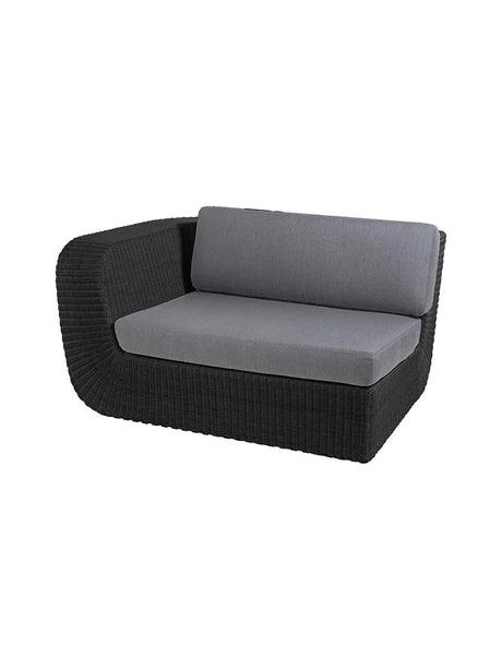 Savannah 2-pers. modulsoffa, höger från Cane-line - Ingen dyna - Jacobsen Plus