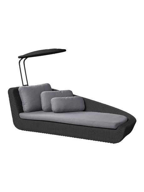 Savannah Daybed, vänster från Cane-line - Ingen dyna - Jacobsen Plus