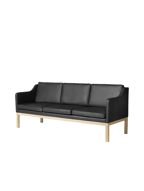 L43 MK46 Soffa, svart läder av Mogens Koch - 3 - Jacobsen Plus