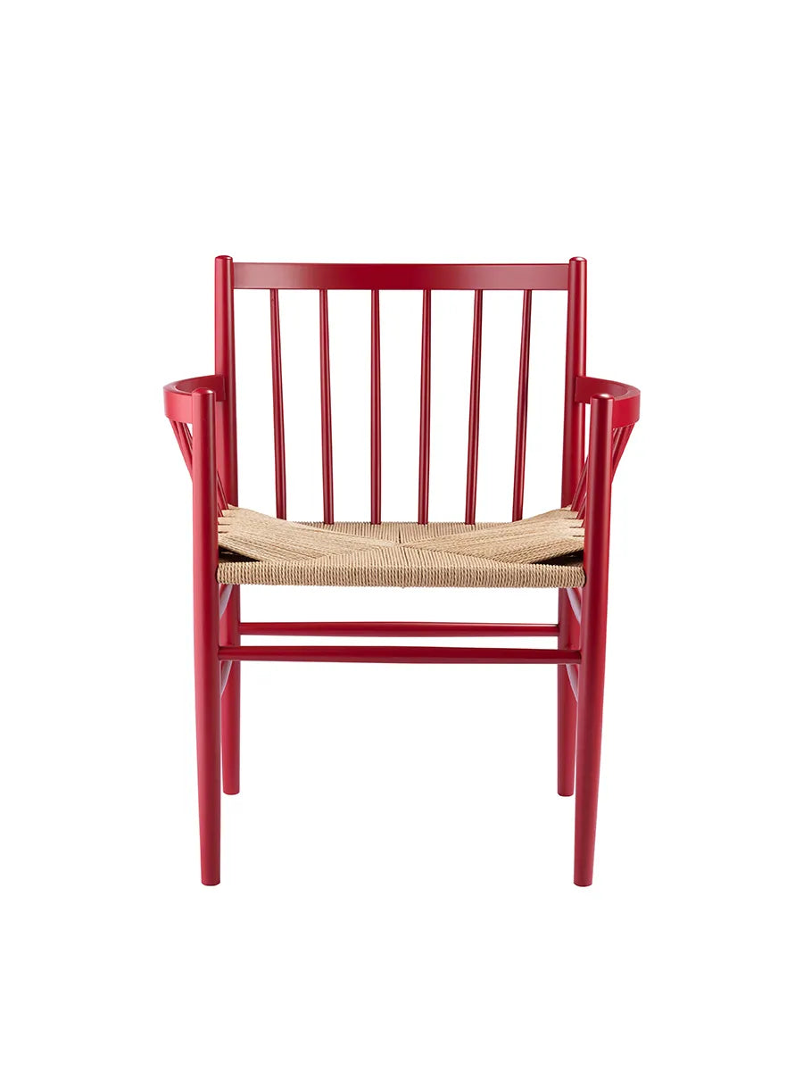 J81 Matstol från FDB Møbler - Rubin Red - Jacobsen Plus