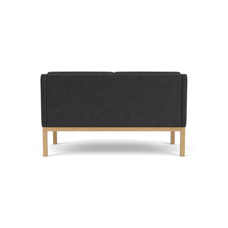 L45 MK154 2 pers. Soffa, svart läder av Mogens Koch - 4 - Jacobsen Plus