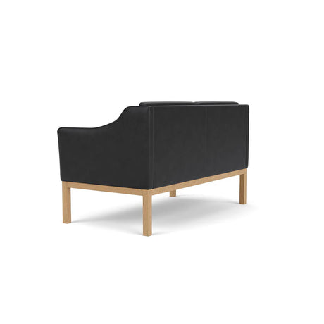 L45 MK154 2 pers. Soffa, svart läder av Mogens Koch - 5 - Jacobsen Plus