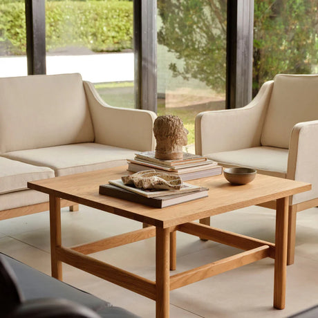 L45 MK154 2 pers. soffa, beige textil av Mogens Koch - 3 - Jacobsen Plus