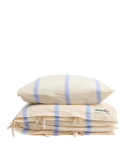 Bongusta - Percale sängkläder, 140x200/60x63 cm, elfenben, lavendel & mint
