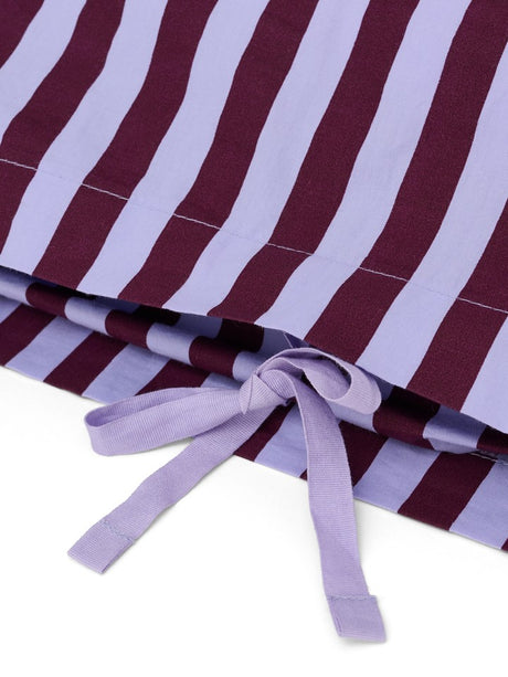 Bongusta - Percale-sängkläder, 140x200/60x63 cm, vinröd & lavendelblå - 5 - Jacobsen Plus