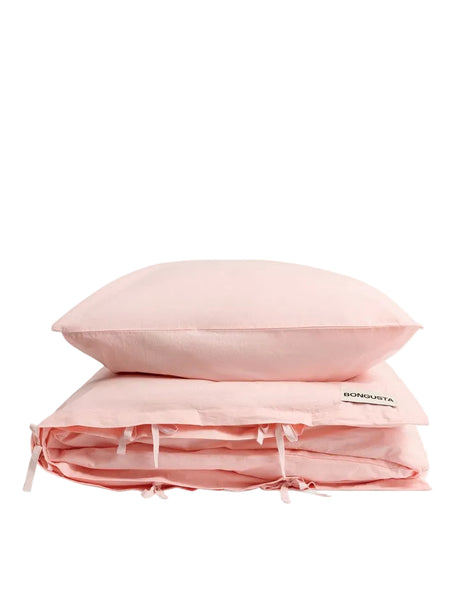Bongusta - Percale-sängkläder, 140x200/60x63 cm, Blush - Jacobsen Plus