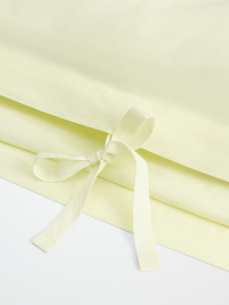 Bongusta - Percale-sängkläder, 140x200/60x63 cm, Citronsorbet - 4 - Jacobsen Plus