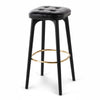 Utility Stool SH760 Ek onyx Caress 1509 från Stellar Works