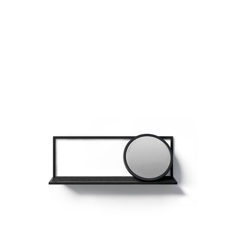 Frame väggspegel, liten, med hylla i ek från Stellar Works - 1 - Jacobsen Plus
