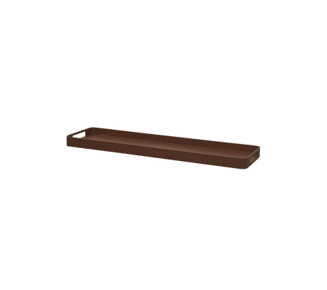 Club serveringsbricka rektangulär, stor från Cane-line - Desert red - Jacobsen Plus