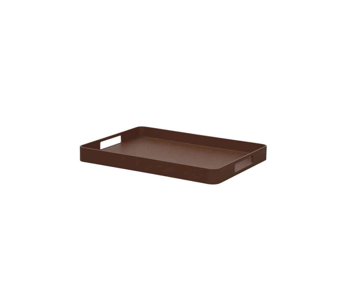 Club serveringsbricka rektangulär medium, från Cane-line - Desert red - Jacobsen Plus