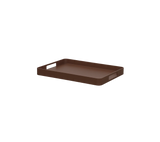 Club serveringsbricka rektangulär medium, från Cane-line - Desert red - Jacobsen Plus