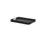 Club serveringsbricka rektangulär medium, från Cane-line - Lava grey - Jacobsen Plus