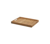 Club serveringsbricka rektangulär medium, från Cane-line - Teak - Jacobsen Plus