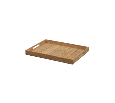 Club serveringsbricka rektangulär medium, från Cane-line - Desert red - Jacobsen Plus