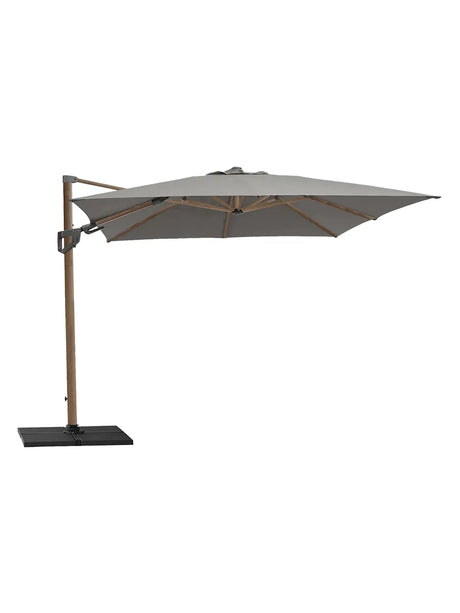 Hyde Luxe Parasoll 3x3 m. med tilt inkl. fot från Cane-line - Anthracite - Jacobsen Plus